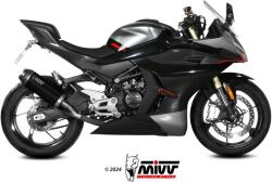  Tobă finală MIVV AK-1 pentru CF Moto 450SR (2023-2024), oțel inoxidabil negru (00.73.CF.008.LZK)