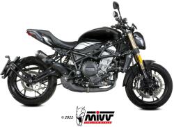  Tobă finală MIVV X-M1 pentru Benelli 752 S (2019-2024), oțel inoxidabil negru (E.009.LC4B)