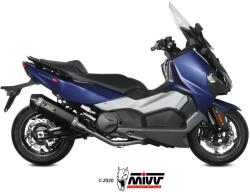  Sistem complet de evacuare MIVV Speed Edge pentru Sym Maxsym TL 500 (2019-2020), oțel inoxidabil negru (SY.002.LRB)