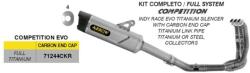 Arrow Exhaust Sistem complet de evacuare ARROW Competition pentru Triumph DAYTONA 660 2024-2026, Titan (AR-71244CKR)