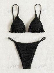 Shein Kétrészes Fekete Fürdőruha Bikini Fürdőruha Női S
