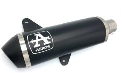 Arrow Exhaust Tobă finală ARROW Urban pentru Piaggio VESPA GTS 300 HPE 2019-2020, Aluminiu închis (Dark) (AR-53525ANN)