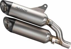 Arrow Exhaust Pereche de tobe finale ARROW Round-Sil pentru Ducati Monster 937 2021-2024, Titan (AR-71939PR)