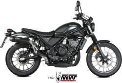  Tobă finală MIVV HR-1 pentru Honda CL 500 (2023-2024), oțel inoxidabil negru (H.090.LH1BG)