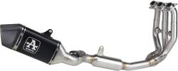 Arrow Exhaust Sistem complet de evacuare ARROW Veloce pentru Triumph TRIDENT 660 2021-2026, Aluminiu închis (Dark) (AR-71508VAN)