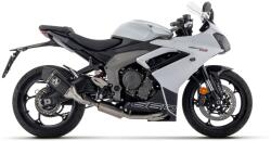 Arrow Exhaust Sistem complet de evacuare ARROW Veloce pentru Triumph DAYTONA 660 2024-2026, Aluminiu închis (Dark) (AR-71007VAN)