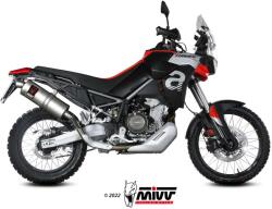  Tobă finală MIVV Dakar pentru Aprilia Tuareg 660 (2022-2025), oțel inoxidabil (A.017.LEKX)