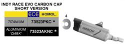 Arrow Exhaust Tobă finală ARROW Indy Race EVO pentru Honda FORZA 750 2021-2026, Oțel închis (Dark) (AR-73523AKNC)