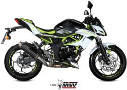  Tobă finală MIVV GP Pro pentru Kawasaki Ninja 125 / Z125 (2019-2024), oțel inoxidabil negru (00.73.K.048.LXBP)