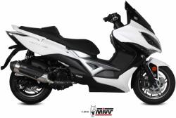  Sistem complet de evacuare MIVV Urban pentru Kymco Xciting 400 (2013-2016), oțel inoxidabil (00.C.KY.0012.K)