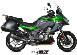  Tobă finală MIVV Delta Race pentru Kawasaki Versys 1000 / S / SE (2019-2024), oțel inoxidabil negru (00.73.K.049.LDRB)