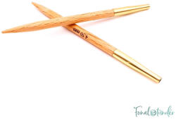 KnitPro Basix Birch - cserélhető fa körkötőtű fej - extra rövid - 4.5mm