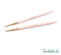 KnitPro Basix Birch - cserélhető fa körkötőtű fej - 5.5mm