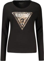 Guess Jeans Női Hosszú Ujjú Póló Fekete (w6bi57k7387_nejblk_s)