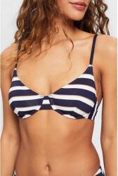 Esprit Felső Bikini Fürdőruha Úszáshoz Csíkos Sötétkék 42/85B 7AA