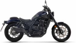 Arrow Exhaust Tobă finală ARROW Rebel pentru Honda CMX 1100 Rebel 2025-2026, Titan închis (Dark) (AR-74517RBN)