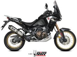  Tobă finală MIVV Speed Edge pentru Honda CRF 1100 L Africa Twin (2020-2025), oțel inoxidabil (H.079.LRX)