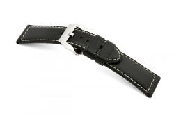Rios Firenze Panerai Fekete óraszíj - 24mm / M/L - 115/75mm