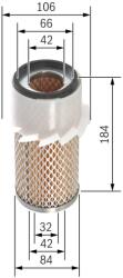 Bosch Filtru aer BOSCH F 026 400 337 (F 026 400 337) - fixbox