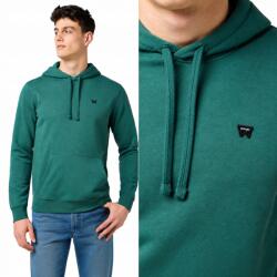 Wrangler zöld kenguru kapucnis pulóver Sign Hoodie Bistro Green xxl (112371458)