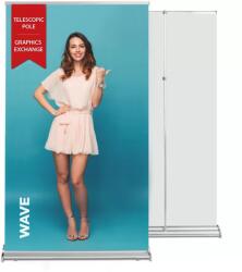 Profireklám 120x220 cm WAVE Roll-up