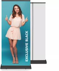 Profireklám 85x200 cm Exclusive Roll-up - Fekete