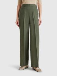 United Colors of Benetton Khaki Lenie Egyenes Nadrág S J9A