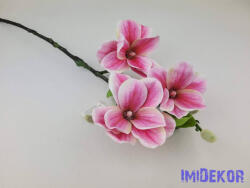 Magnolia ág 55cm - Rózsaszín