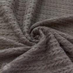  Kötött kelme LIGHT ANGORA CABLY brown