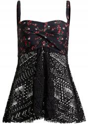 Bonprix Virágmintás Tankini Felső 44-ES