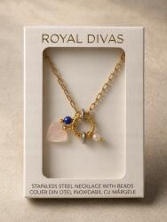  Royal Divas - Rozsdamentes acél nyaklánc gyöngyökkel