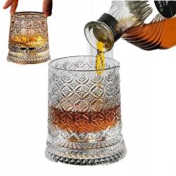  Forgatható Üveg Whiskys Pohár 360° 260 ML 1 Db (4894882369159)