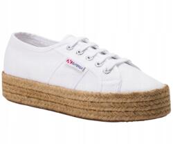Superga Rope Espadrilles Női Fehér Fűzött Alacsony 37 U1B