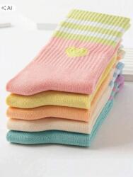 Shein Csíkos Zokni Szívecskével 5-PACK 24-29 1