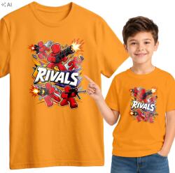  Gyerek Póló Narancssárga Roblox Rivals Játék XL 164 cm