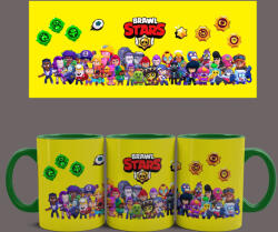 Brawl Stars karakterek bögre (Zöld) - szupicuccok