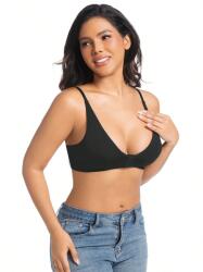 Shein Fekete Merevítő Nélküli Melltartó Elöl Csattal XL 1MA
