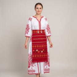 Ie traditionala Set traditional format din rochie, brau si 2 fote 166