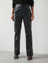 VERO MODA Magas Derekú Nadrág Bőr Utánzat XS/32