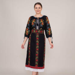 Ie traditionala Costum popular format din catrinta , brau si ie - Livia