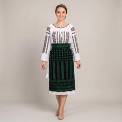 Ie traditionala Costum popular format din catrinta , brau si ie - Tricolor