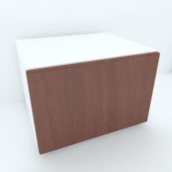 Spectral Mobila Armonia Comoda alba cu o usa cu sistem "PUSH TO OPEN" front MDF Cedru Comoda