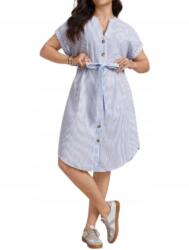 Shein Ruha Csíkos Mini Plus Size Övvel 46 1HA