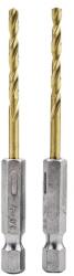 RICHMANN Burghiu pentru metal, titanat, set 2 buc, HEX 1/4", 3 mm, Richmann Exclusive (C8874) Burghiu