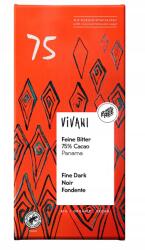 VIVANI Étcsokoládé 75 % bio 80 g vivani (4044889002713)