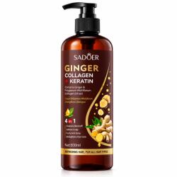 SADOER Sampon cu Ghimbir, Colagen si Keratina, Fortifiere, Sadoer, 500 ml