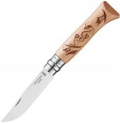 Opinel N°8 Vri Síelő zsebkés, 8, 5 cm rozsdamentes acél penge, bükkfa (002188)