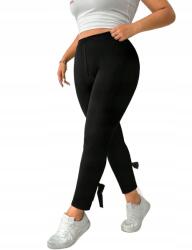 Shein Fekete Plus Size Női Leggings Magas Derekú Alkalmi 44 1MA