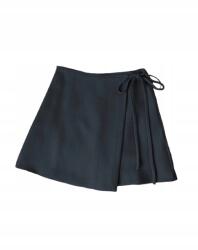 Shein Fekete Női Megkötős Miniszoknya 36 1JF