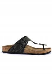 Slazenger Férfi Flip-flop Papucs Parafa Talppal, Csattal, Fekete 43 5HA